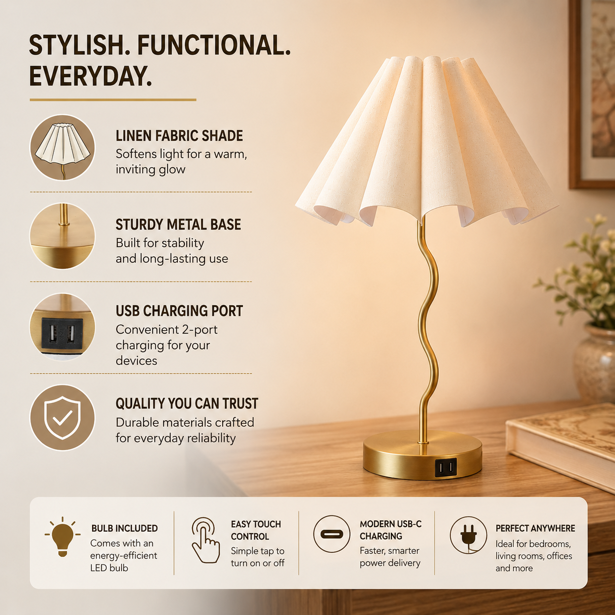 Chic Touch Table Lamp