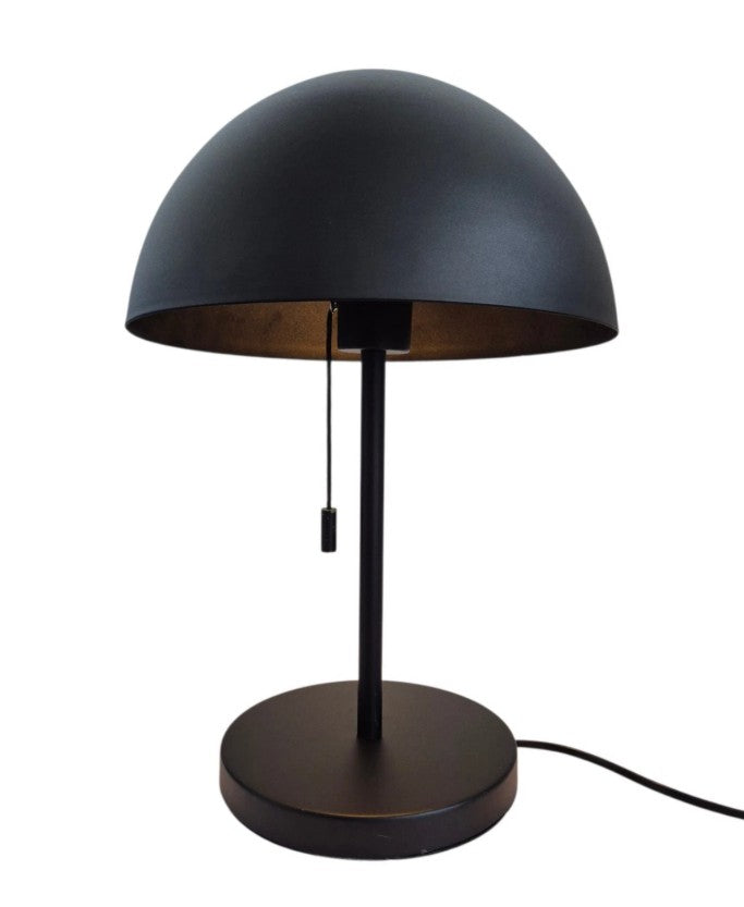 Mushroom Table Lamp Matt Black
