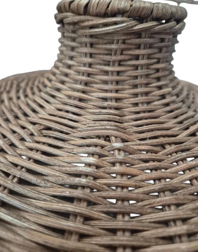 XL Rattan Table Lamp Natural Wicker