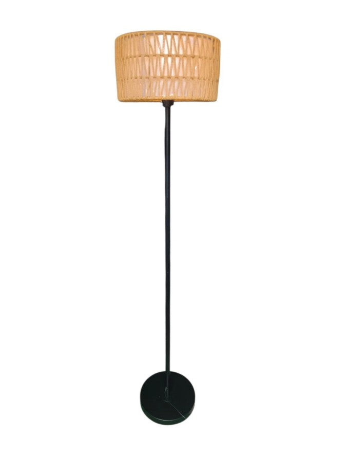 Rattan Boho Floor Lamp