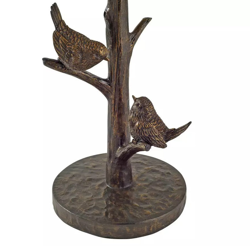 Bird Table Lamp Bronze Effect