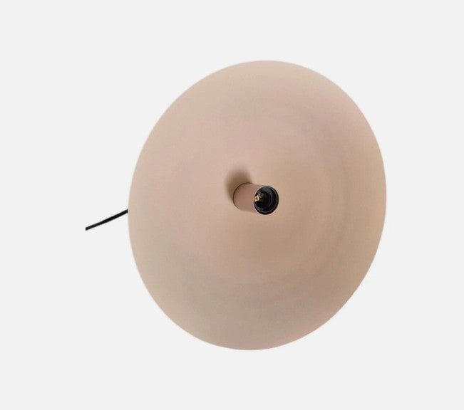 Pink Metal Cone Pendant Light