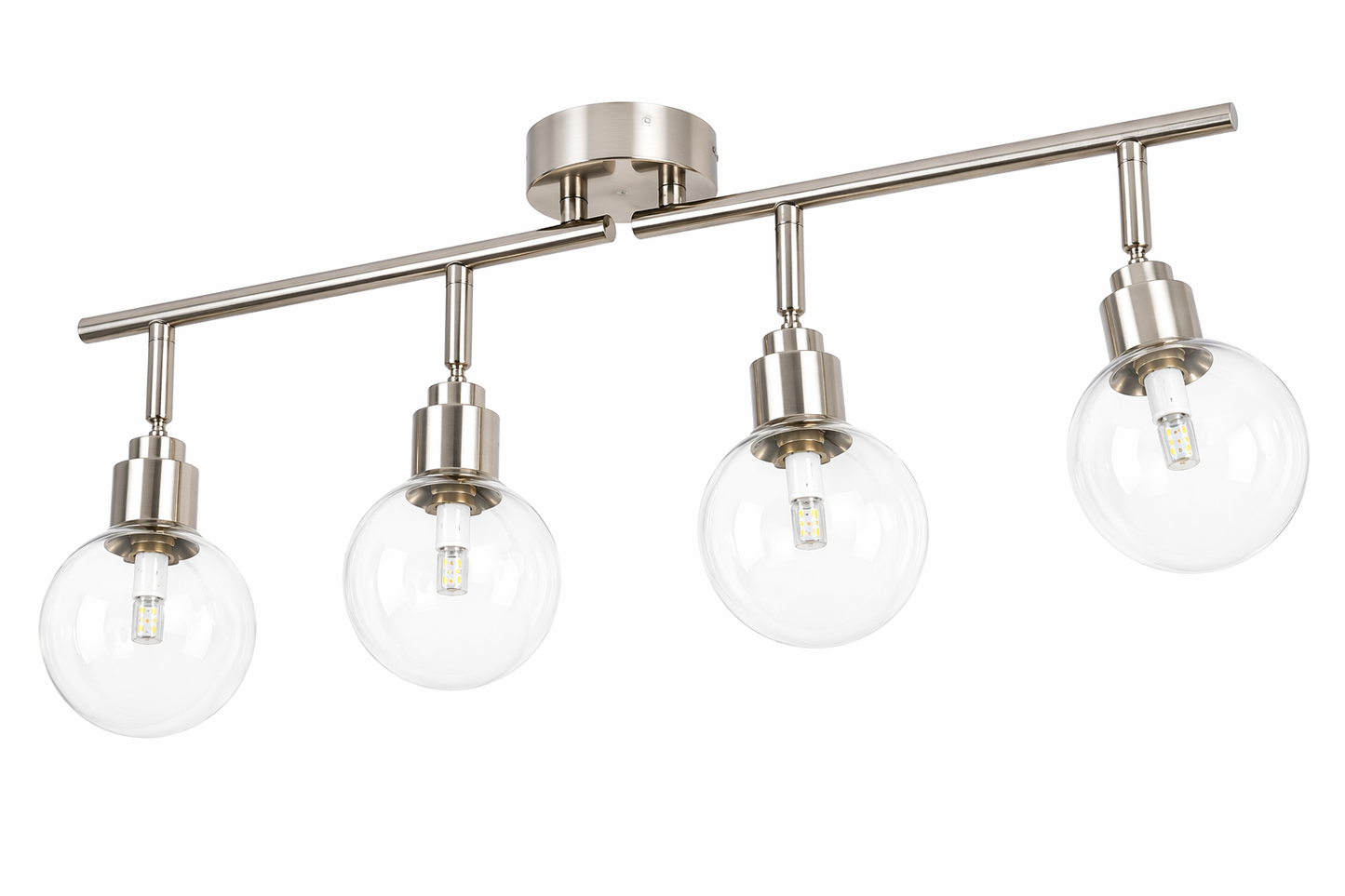 4 Light Chrome Ceiling Spotlight