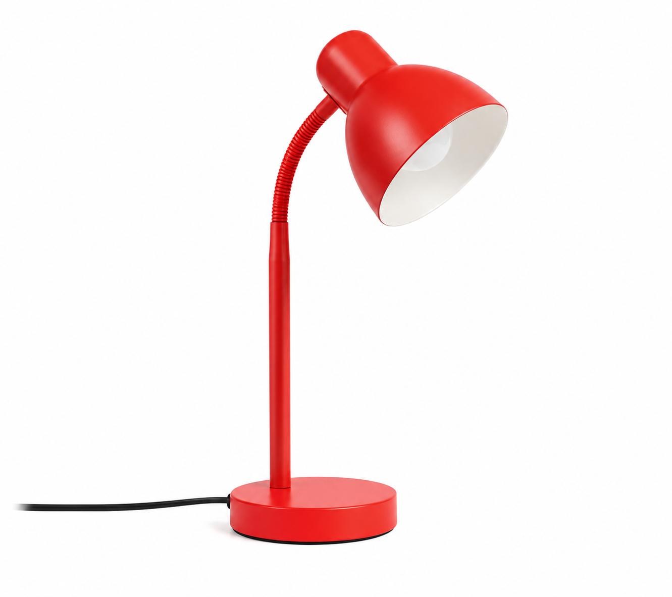 Red Adjustable Desk Lamp