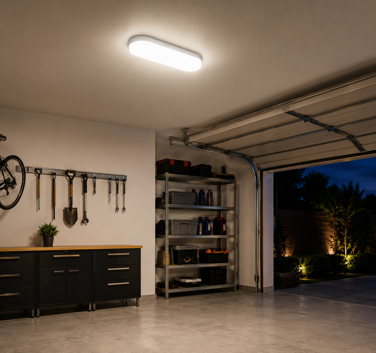 Letlit LED Ceiling Light Motion & Twilight Sensor
