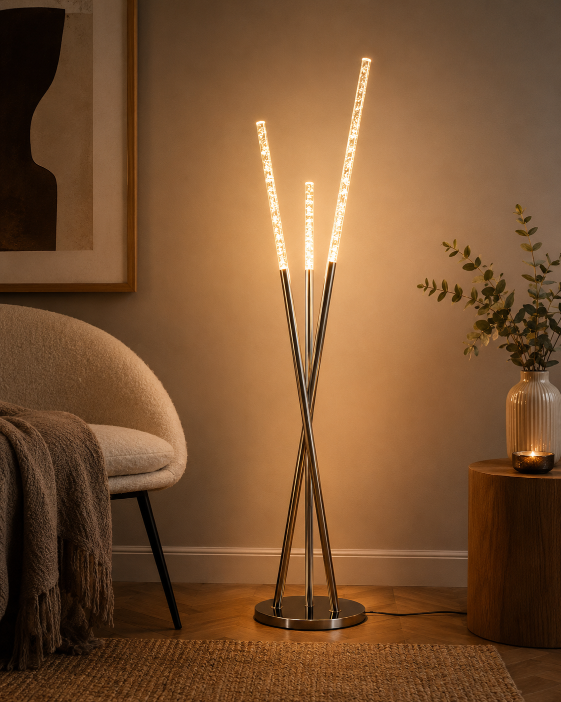 Chrome Bubble Floor Lamp