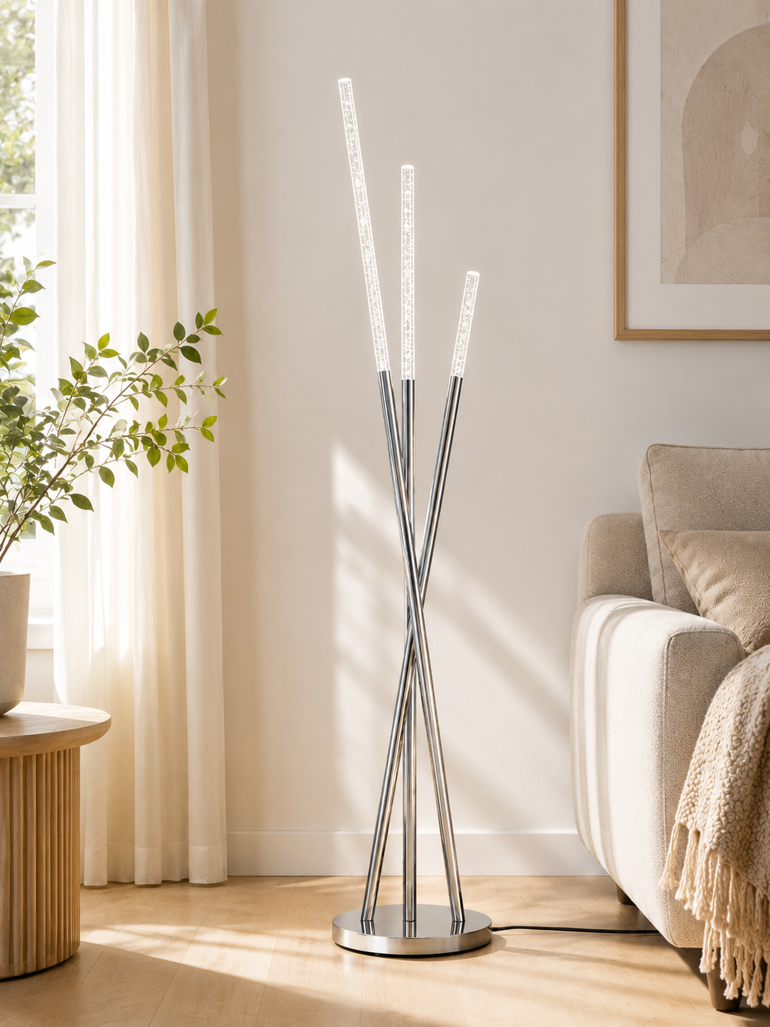 Chrome Bubble Floor Lamp