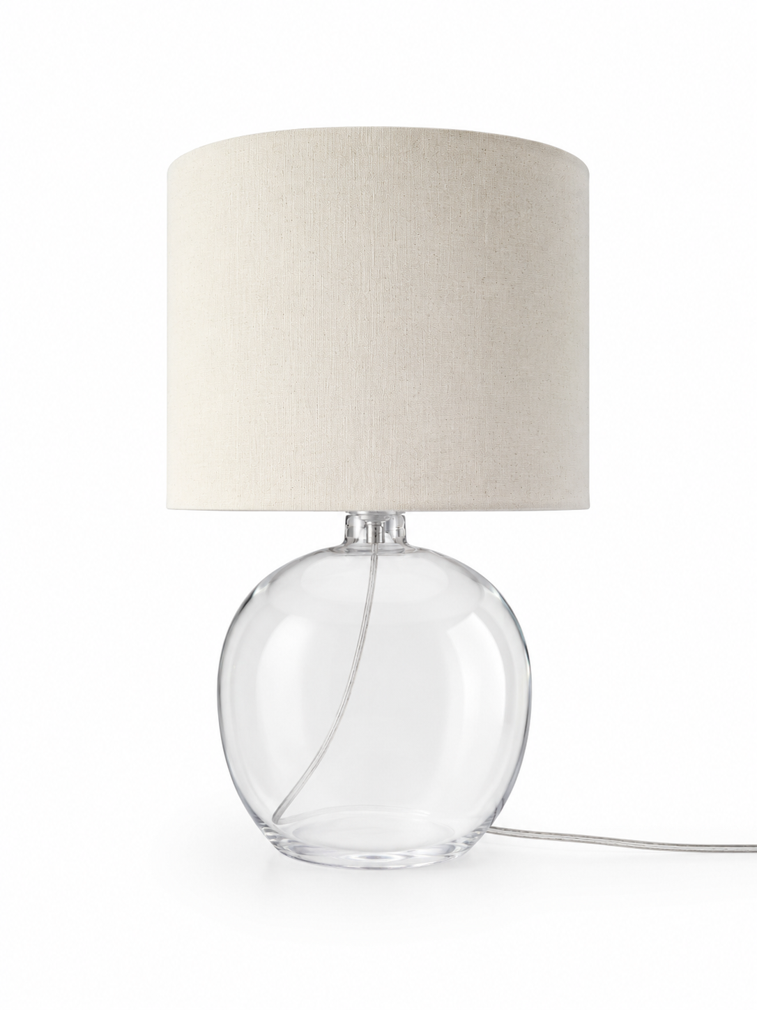 Clear Glass Table Lamp