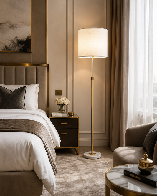 Gold Floor Standing Lamp