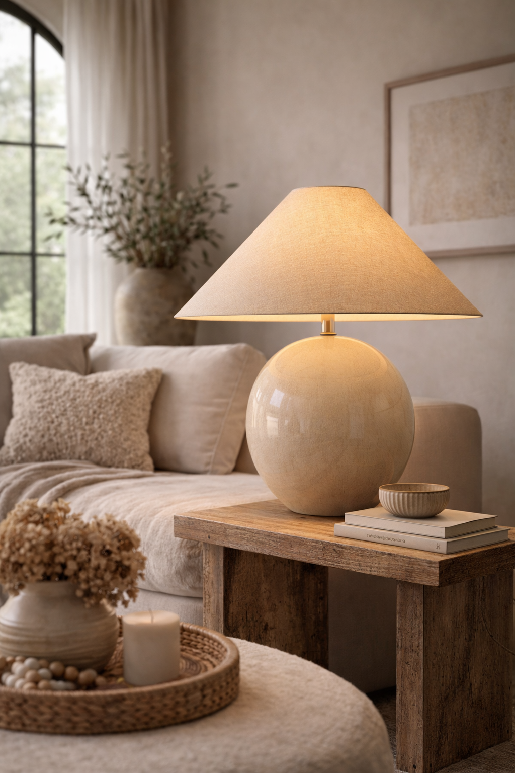 Large Ceramic Table Lamp
