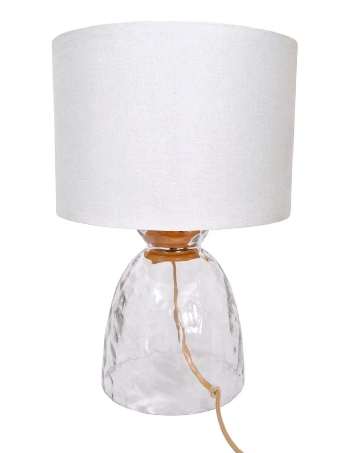 Dimple Glass Table Lamp