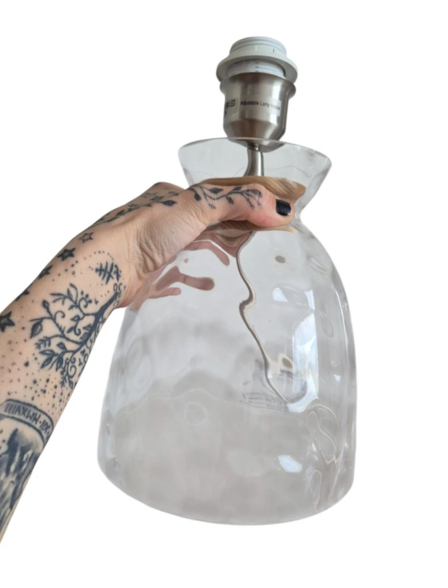 Dimple Glass Table Lamp