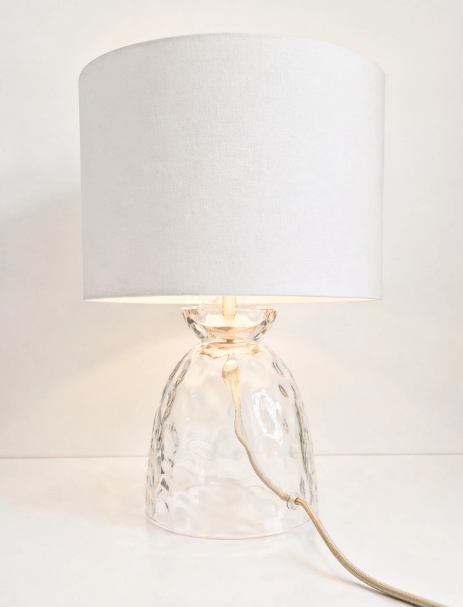 Dimple Glass Table Lamp