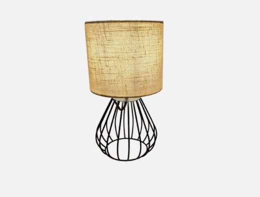 Small Teardrop Cage Bedside Lamp
