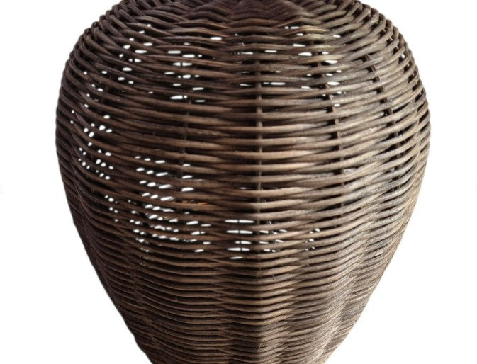 Natural Rattan Table Lamp Wicker Base