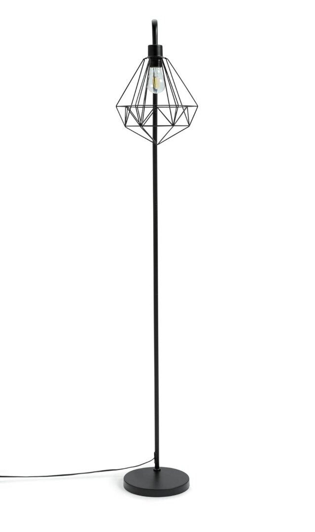 Black Industrial Floor Lamp